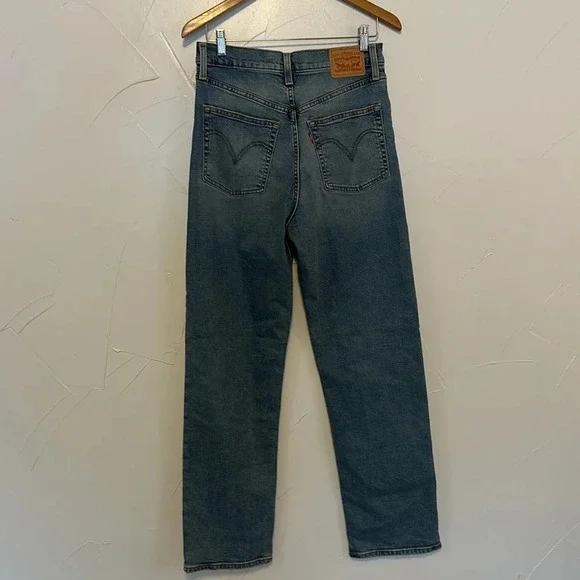 Levi’s Ribcage Straight 30 Full Length inseam 31. - Picture 7 of 8